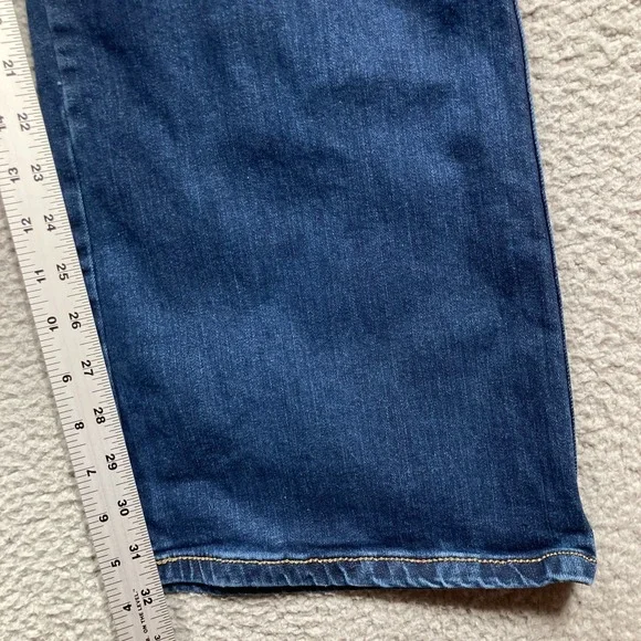 Find your Aura Jeans Womens 22 Avg Blue Med Wash High Rise Boot Cut Denim Rodeo - Picture 8 of 16